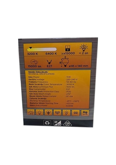 Cata Ct-4235g 15w Günışığı Led Ampul
