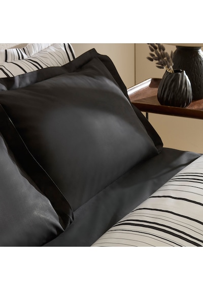 Karaca Home Cool Stripe Çift Kişilik Nevresim Takımı Siyah Siyah