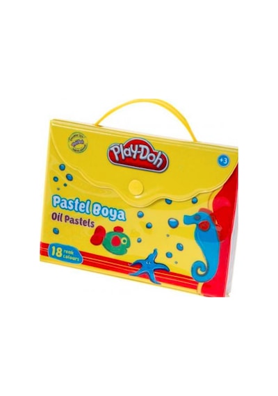Play-Doh 18 Renk Pastel Boya Çantalı PA-006