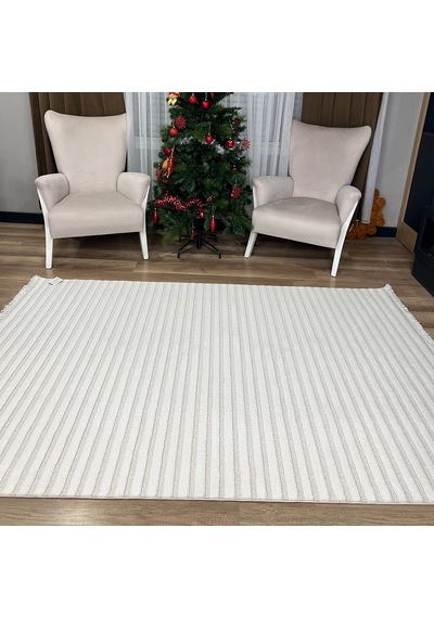 Hoom Rugs Level En207 Krem Modern Halı Krem