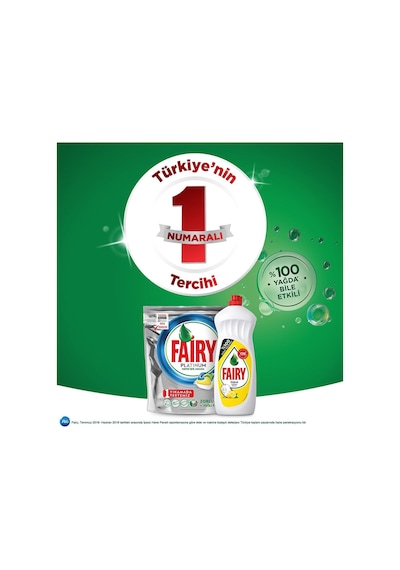 Fairy Platinum Limon Kokulu Bulaşık Makinesi Deterjanı Kapsülü 72 Yıkama X3 Adet