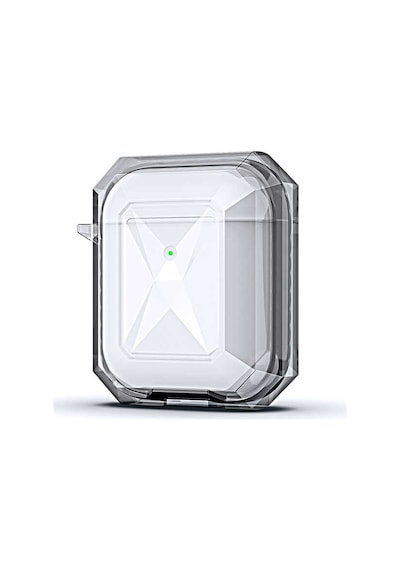 Apple Uyumlu AirPods Kılıf ​​​​​​​​​Zore Airbag 22 Kılıf-Siyah Siyah
