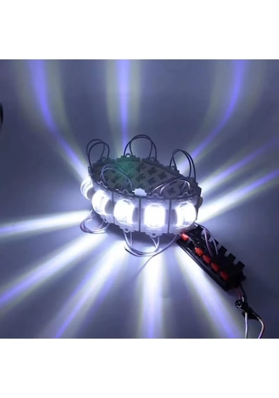 Yeni Nesil Modül Geniş(Yan)Açılı Güçlü Led Işık 12V-1.5W (5 Adet)