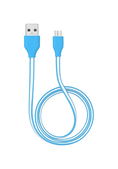 3 Metre Premium Hızlı Şarj Ve Data Aktarım Micro Usb Kablo Dayanıklı Mavi Beyaz Tasarım Mavi - 740883185