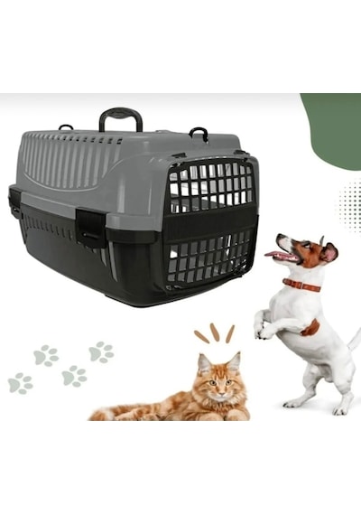 2 Li Set 8-10 Kg Kedi Köpek Evcil Hayvan Taşıma Çantası Ve 1.5 Litre Mama Kabı