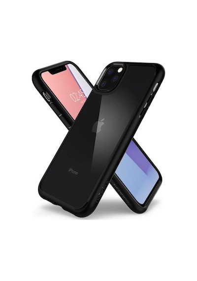 Spigen Apple Uyumlu iPhone 11 Pro İle Kılıf Ultra Hybrid Matte Black