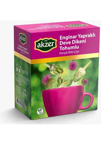 Enginarlı Deve Dikeni Tohumlu Çay Doğal 60 Lı