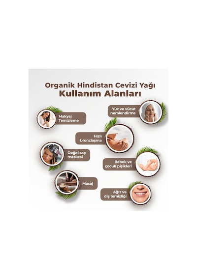 TheLifeCo Organik Hindistan Cevizi Yağı 337 ML