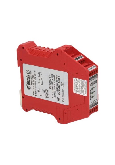 Pızzato Cs Ar-08V024 24V Ac-Dc 2 No Kontak Acil Stop Rölesi