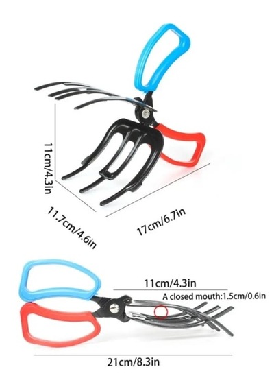 3 Pençeli 11 Cm Balık Sabitleyici Maşa 5224 Diğer