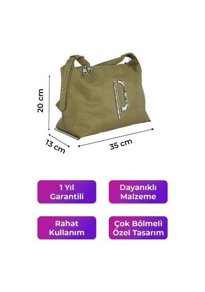 Kriste Bell Çapraz Askılı Kadın Çanta Haki 26552 Haki