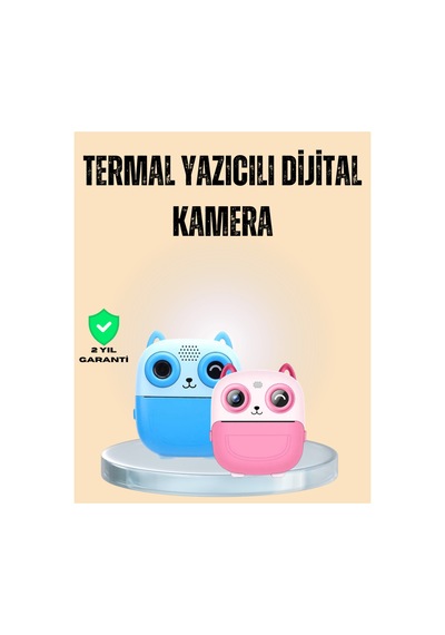 Çocuklar İçin Eğlenceli Dijital Kamera 1300mah Şarjlı - Hs08372024-9627 Renkli