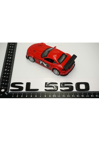 SL 550 Bagaj Parlak Siyah ABS 3M 3D Yazı Logo