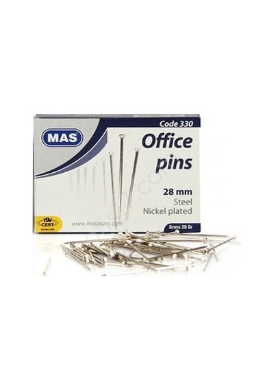 Mas 330 Toplu İğne 28 MM 20 G