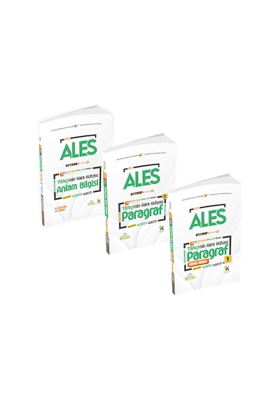 ALES Türkçe KaraKutu ÖSYM Çıkmış  Altın Set Paket