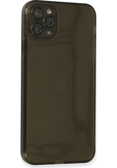 Apple iPhone Uyumlu 11 Pro Max  Kılıf Fly Lens Silikon  - Siyah