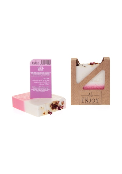 Suds Enjoy El Yapımı Yüz Saç ve Vücut için Gül Sabunu 100 G