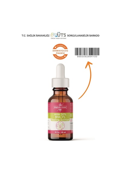 Doğal Eczane Aha-Bha Leke Karşıtı Cilt Tonu Eşitleyici Peeling Serum 30 ML