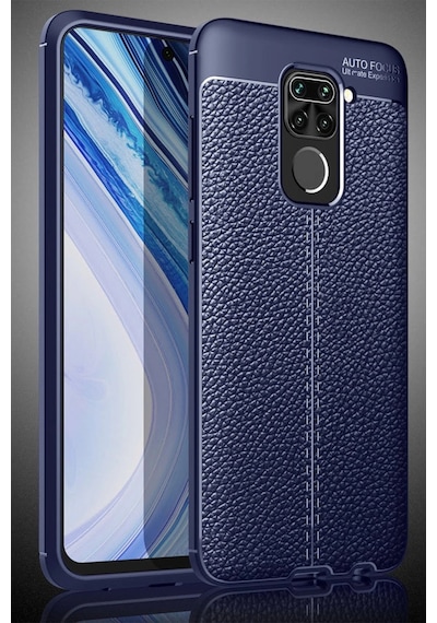 Xiaomi Redmi Note 9 Kılıf Auto Focus Kapak Lacivert