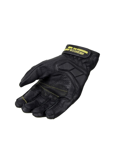 Ozone Rs600 Short Deri Motosiklet Eldiveni 66217 Siyah Yeşil
