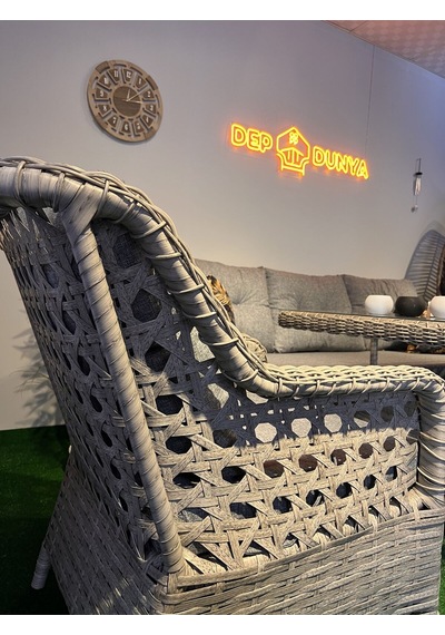 Depodunya Lumar Rattan Bahçe Mobilyası Bahçe Takımı Oturma Grubu 3'lü - 7 Kişilik Bahçe Takımı Cappuccino Depodunya Lumar Rattan Bahçe Mobilyası Bahçe Takımı Oturma Grubu 3'lü - 7 Kişilik Bahçe Takımı Cappuccino