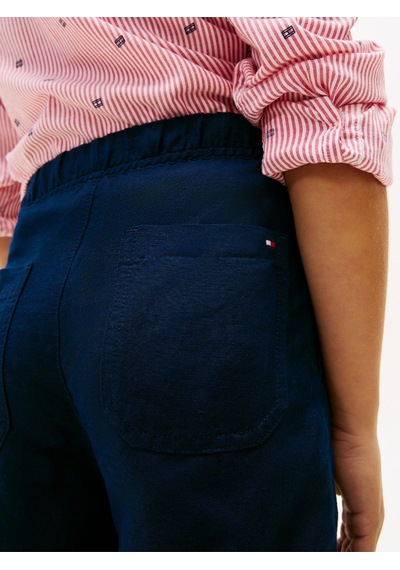Tommy Hilfiger Keten Karışımlı Erkek Çocuk Lacivert Şort-15715
