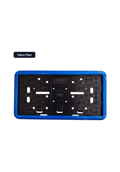 Trobus Dikdörtgen Plaka Altlığı Çerçeveli Plakalık 26x17 Cm 1 Adet Mavi