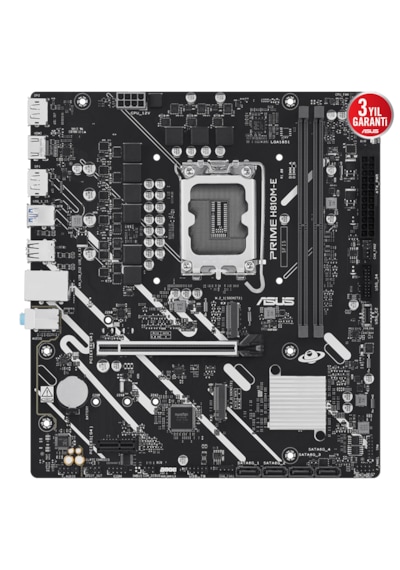 Asus Prıme H810m-e-csm 6400mhz Ddr5 Soket Lga 1851 Dp M.2 Hdmı Matx Anakart