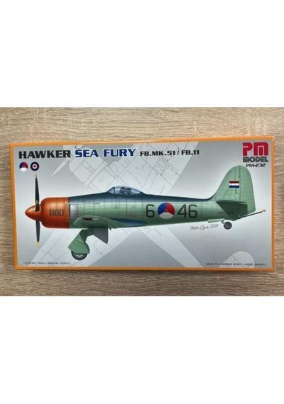 Hawker Sea Furry Fb.mk-51 / Fb11 Pm Model Demonte Plastik Maketi