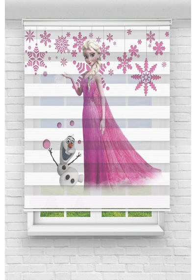 Perdeoutlet38 Baskılı Renkli Pembe Elsa Dijital Baskılı Zebra Perde-cocuk Odası-stor Perde Model:tyc80acb9e4f46a31439e8100 Çok Renkli