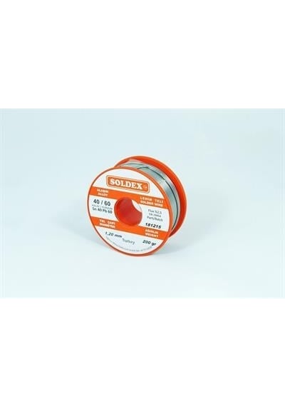 Soldex 1.2 Mm 200 Gr Lehim Teli Sn40 Pb60