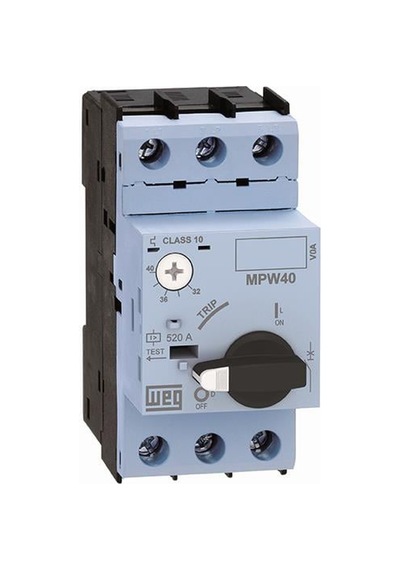 Weg Mpw40-3-u032 15 Kw, 25 32 A, 50 Ka, 40 A Anma Akımı, Motor Koruma Şalteri