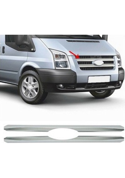 Ford Transit 2003-2013 Model Arası Krom Ön Panjur 2 Parça Paslanmaz Çelik