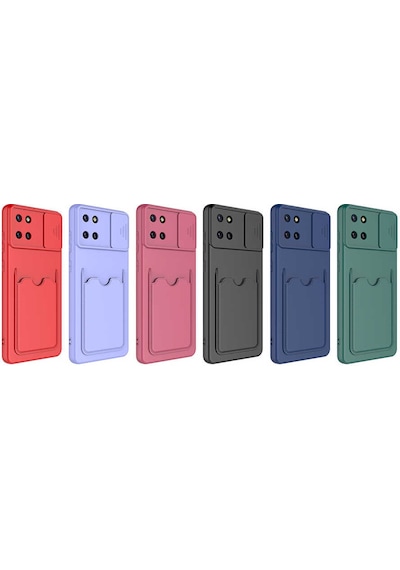 Samsung Uyumlu Galaxy A81 Note 10 Lite Kılıf Zore Kartix Kapak Koyu Mor