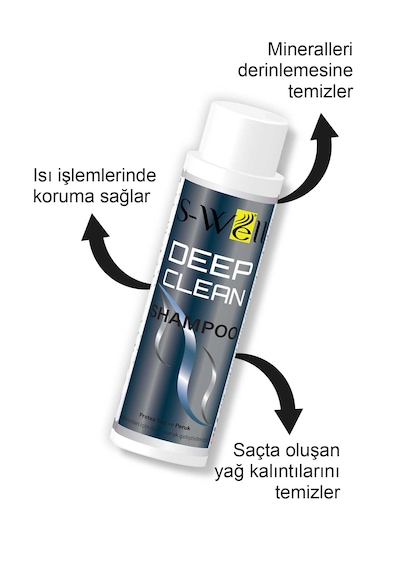 S-well Deep Clean Shampoo Protez Saç Bakım Şampuanı 400 Ml