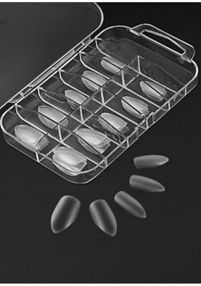 100 Adet Abs Takma Tırnak Ucu Seti, 10 G Fırçalı Tırnak Yapıştırıcısı, Doğal Şeffaf, Dayanıklı, Kolay Uygulama, Profesyonel Manikür Ve Protez Tırnak Kullanımı İçin Uygun Set Şeffaf