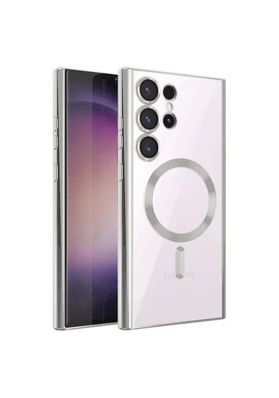 Galaxy S23 Ultra Kılıf Kross Magneticsafe Kapak - Titan Gri