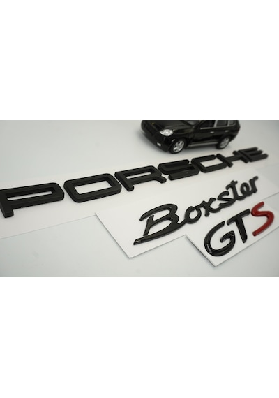 Porsche Boxster GTS Bagaj 3M 3D ABS Yazı Logo Amblem Seti