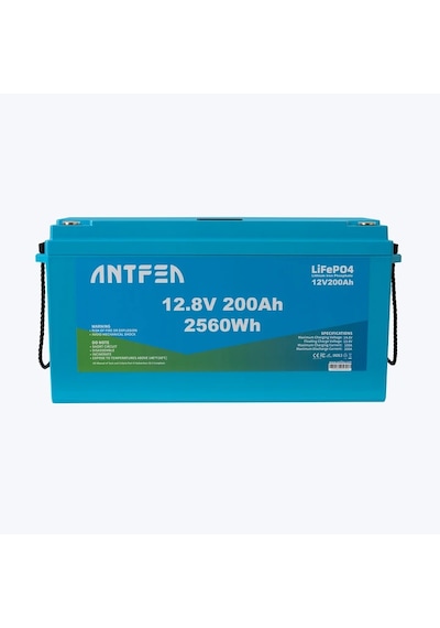 Antfea 12.8v 200ah Abs Lityum Akü Akıllı Ekran Bluetooth Lifepo4