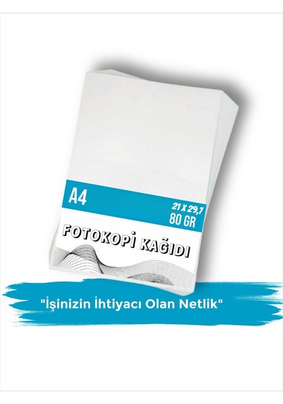 Fotokopi Kağıdı A4 80gr 50 Adet