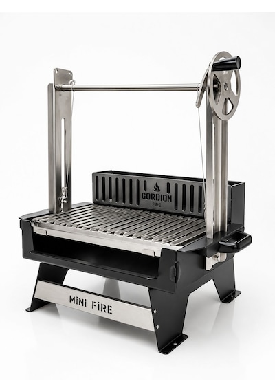 Gordion Fire Mini Fire Asado Usulü Ayarlanabilir Izgara Paslanmaz