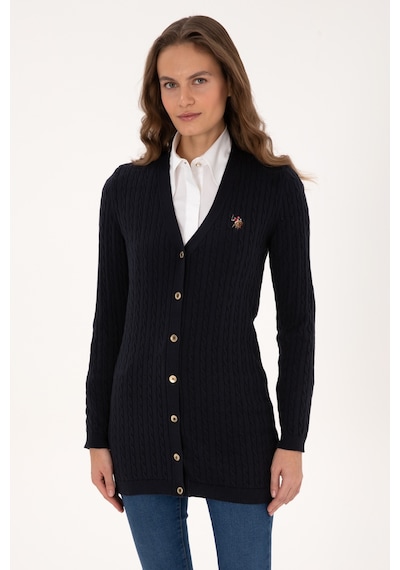 U.s. Polo Assn. Kadın Lacivert Hırka Triko 50317789-vr033 Lacivert