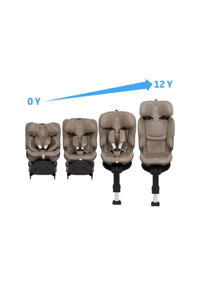 Maxi-cosi Emerald 360 Plus İ-size İsofix'li 360 Dönebilir Yatabilir 0-36 Kg Oto Koltuğu Authentic Truffle