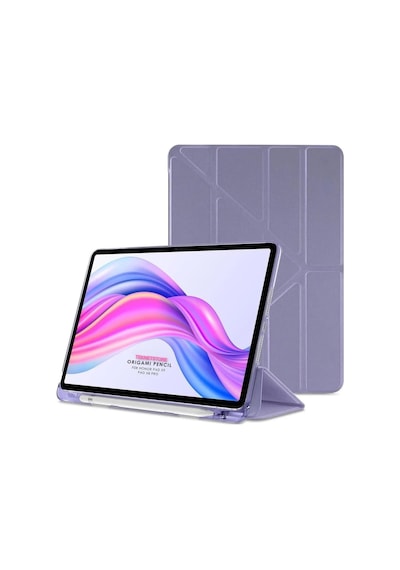 Honor Pad X9 11.5 İnç Tablet Uyumlu Kılıf, Katlanır Kalemlikli Standlı Uyku Modlu Akıllı Kapak, Arka Kapak