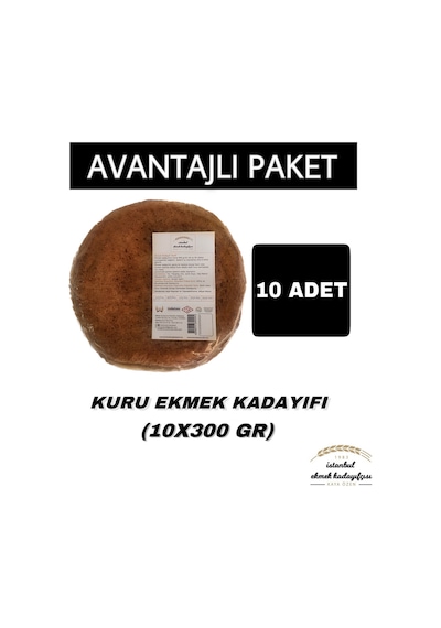 İstanbul Ekmek Kadayıfçısı Vakumlu Ekmek Kadayıfı 10 x 300 G