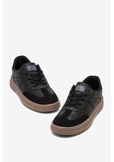 Tonny Black Rahat Kalıp Kauçuk Taban Bağcıklı Sneaker Kadın Siyah Siyah Sneaker Tbtyldz005