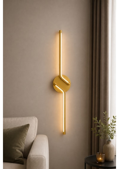 Rosa Modern Led Duvar Apliği Günışığı Eskitme