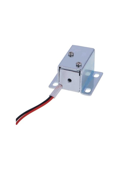 Mini Elektrikli Kilit Solenoidi - Kablolu Ve Konnektörlü Otomatik Kapak / Çekmece Kilidi Diğer