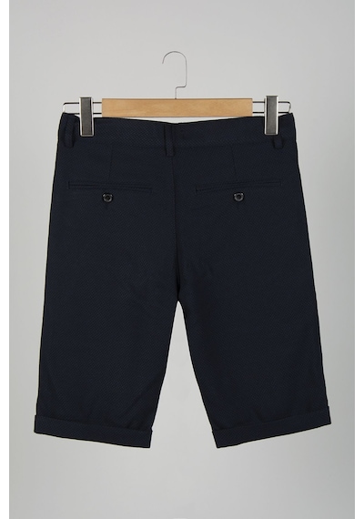Terapi Men Erkek Koyu Lacivert Slim Fit Keten Şort Çokrenkli1