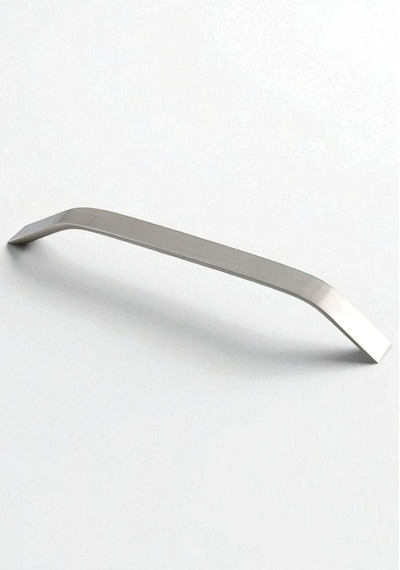 Şahin Alüminyum Metal Lüks Modern Mobilya Çekmece Mutfak Dolabı Kulpu İnox 192mm 5 Adet Inox